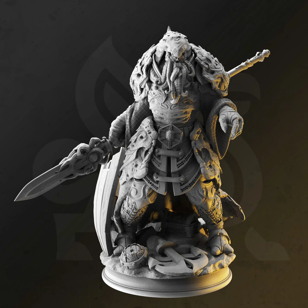 Ahznagol – Aberrant Guard by DM Stash; supplied unpainted in gray resin