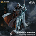 Alexander of Riverbrook - Inquisitor Investigator by DM Stash; supplied unpainted in gray resin