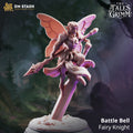 Battle Bell - Fairy Knight by DM Stash; supplied unpainted in gray resin