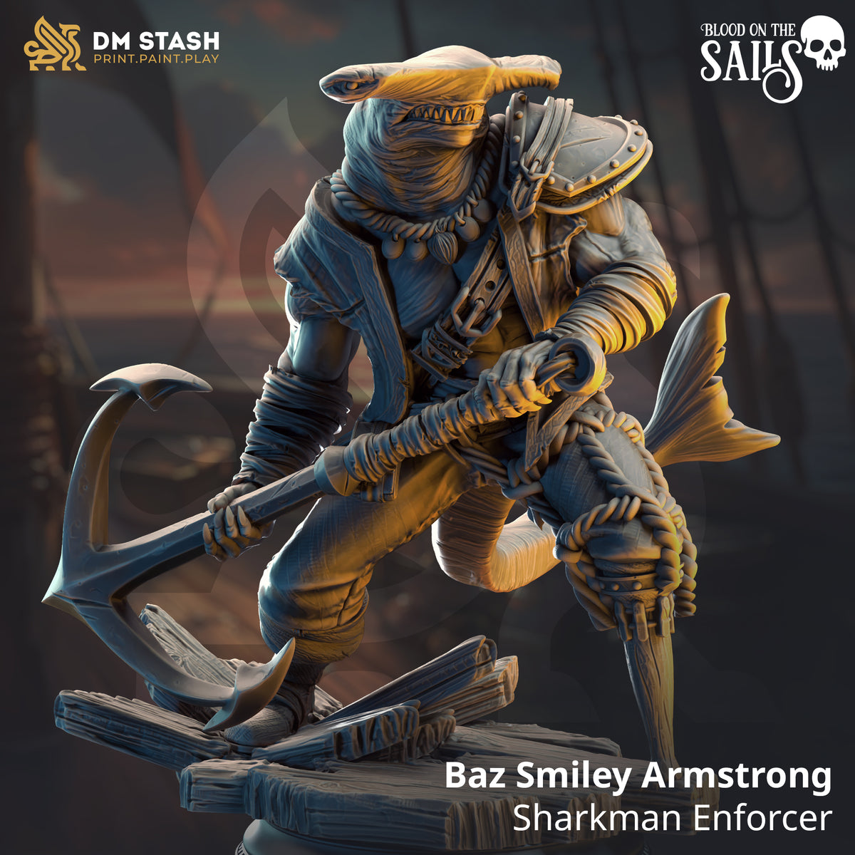Baz “Smiley” Armstrong – Sharkman Enforcer additional creator render