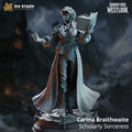 Carina Braithwaite - Scholarly Sorceress by DM Stash; supplied unpainted in gray resin