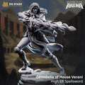 Cerindelia of House Verani - High Elf Spellsword by DM Stash; supplied unpainted in gray resin