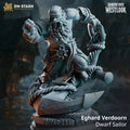 Eghard Verdoorn - Dwarf Sailor by DM Stash; supplied unpainted in gray resin