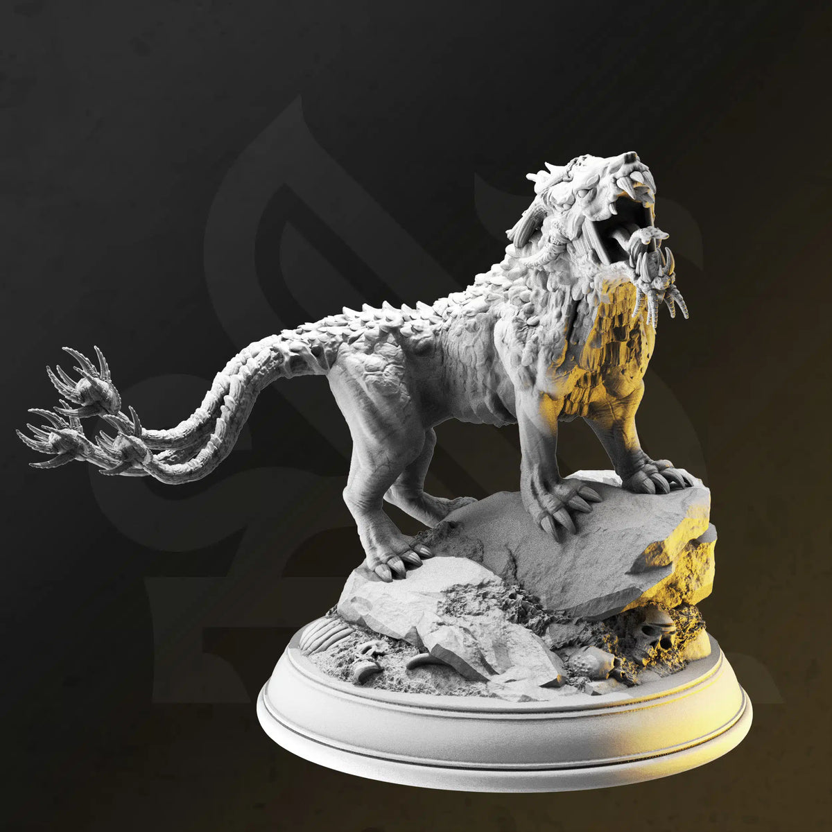 Estranith – Godless Panther by DM Stash; supplied unpainted in gray resin