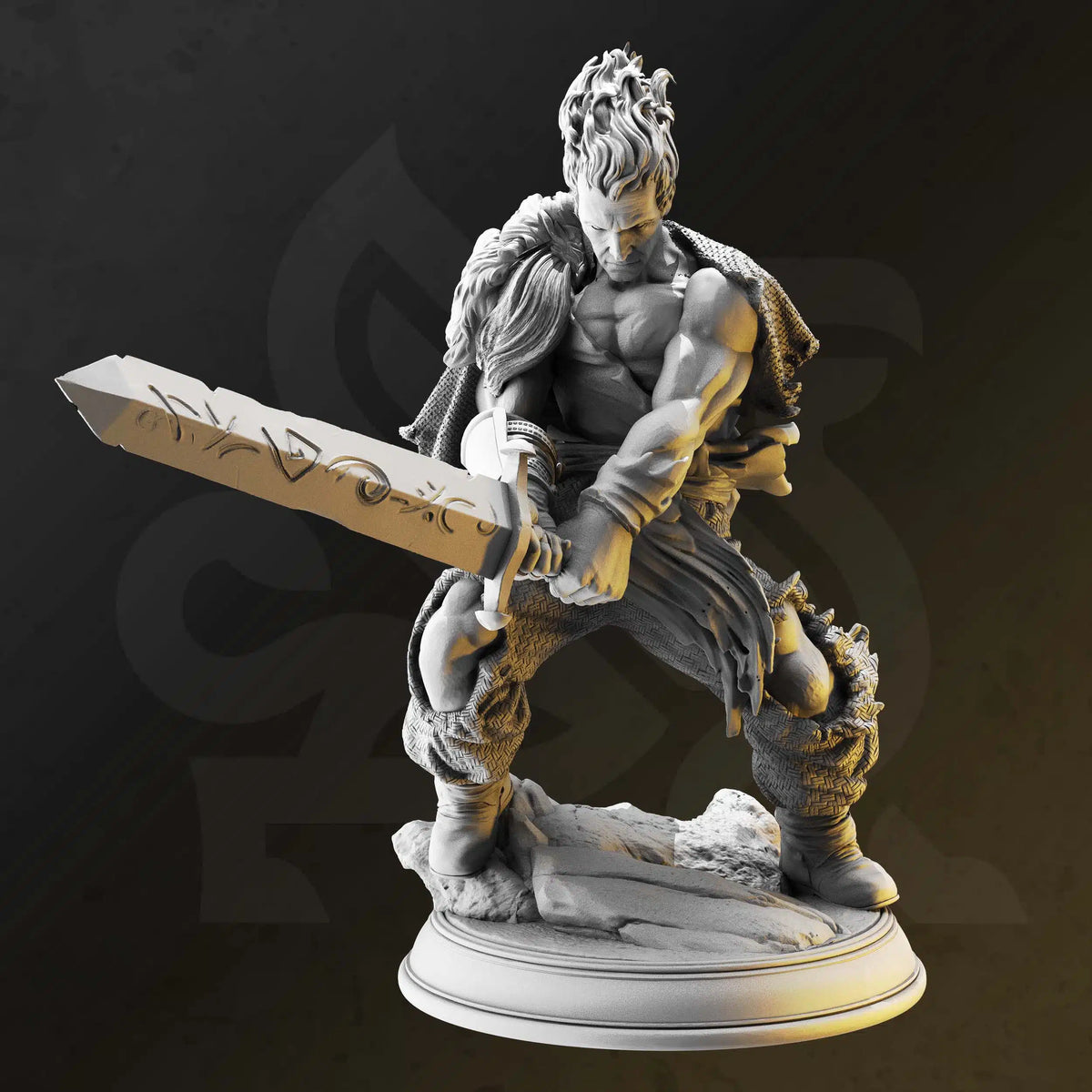 Gaius – Bloodhunter Captain by DM Stash; supplied unpainted in gray resin