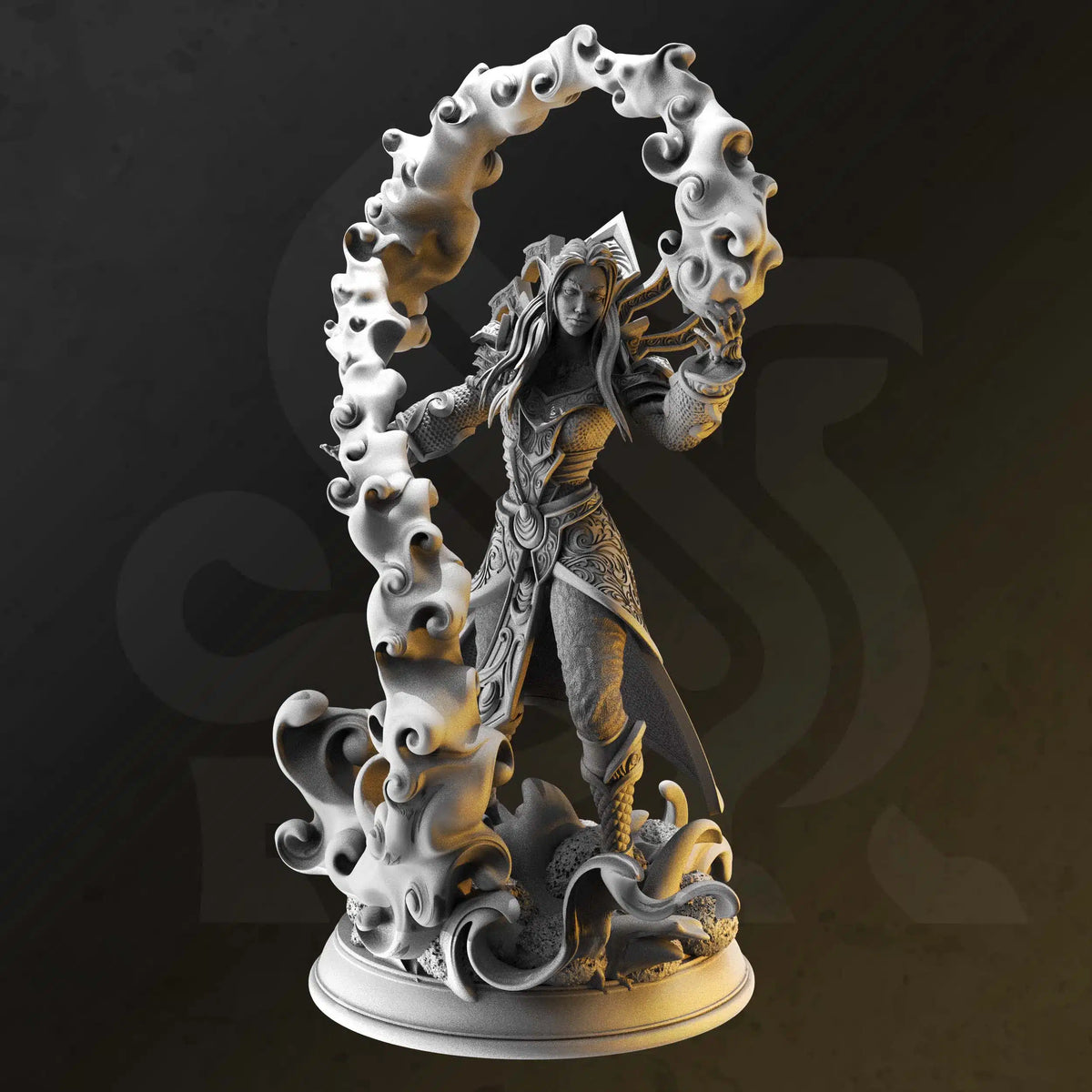 Irivyl – The Blind Seeress by DM Stash; supplied unpainted in gray resin