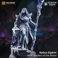 Kadna Glydrin - Arch Warden of the Moon by DM Stash; supplied unpainted in gray resin