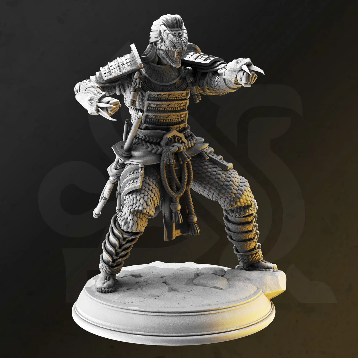 Kazuhira Orochi – Peaceful Serpent by DM Stash; supplied unpainted in gray resin