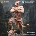 Kuthrak’va - Dragonborn Pugilist by DM Stash; supplied unpainted in gray resin