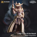 Lady Cirilia of the Reach - High Inquisitor by DM Stash; supplied unpainted in gray resin