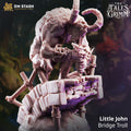 Little John - Bridge Troll by DM Stash; supplied unpainted in gray resin