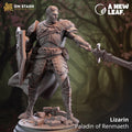 Lizarin - Paladin of Renmaeth by DM Stash; supplied unpainted in gray resin