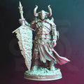 Morian Fairhair – Death Knight by DM Stash; supplied unpainted in gray resin