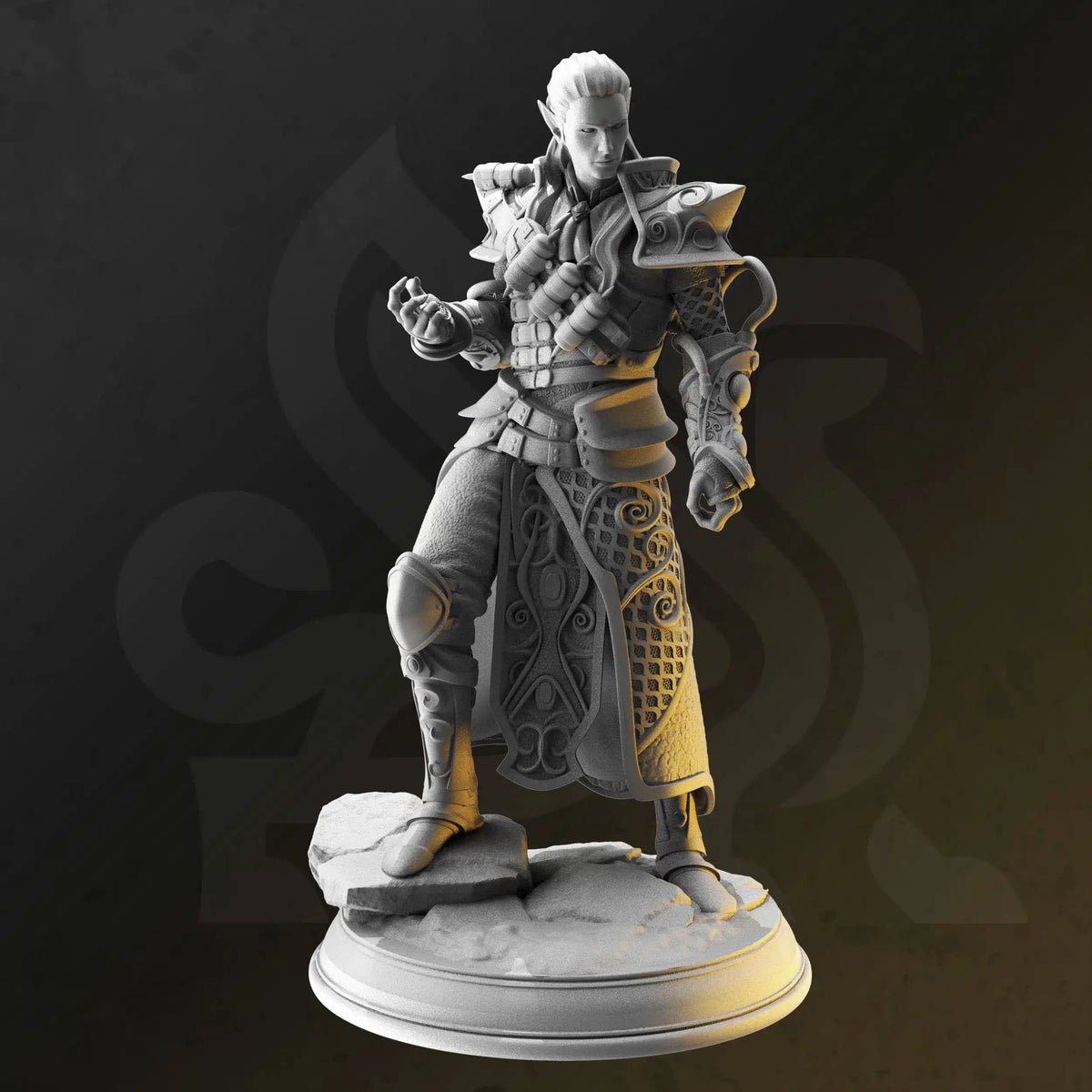 Netros of House Verani – Arcane Artificer by DM Stash; supplied unpainted in gray resin
