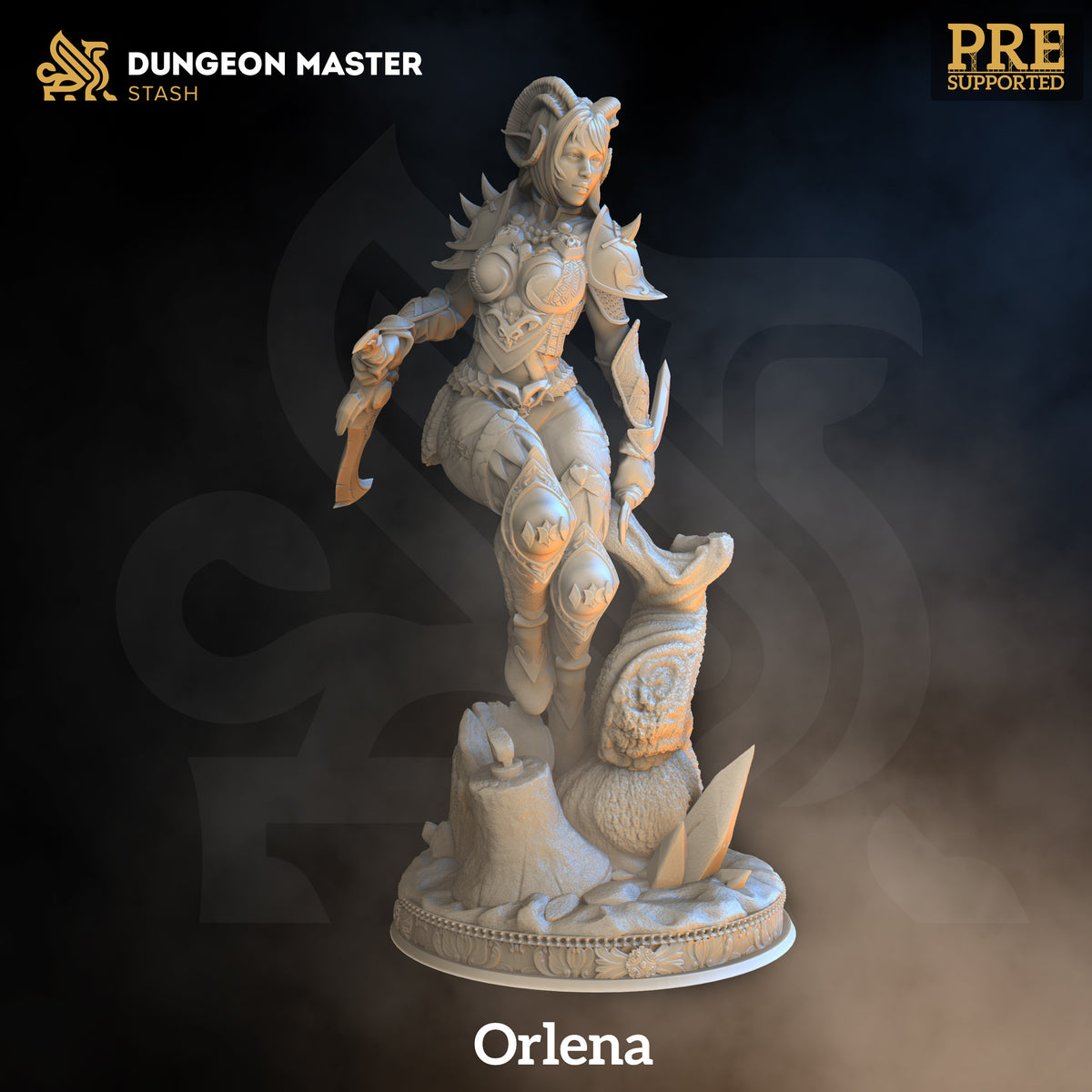 Orlena – Master of Poisoned Talons by DM Stash; supplied unpainted in gray resin