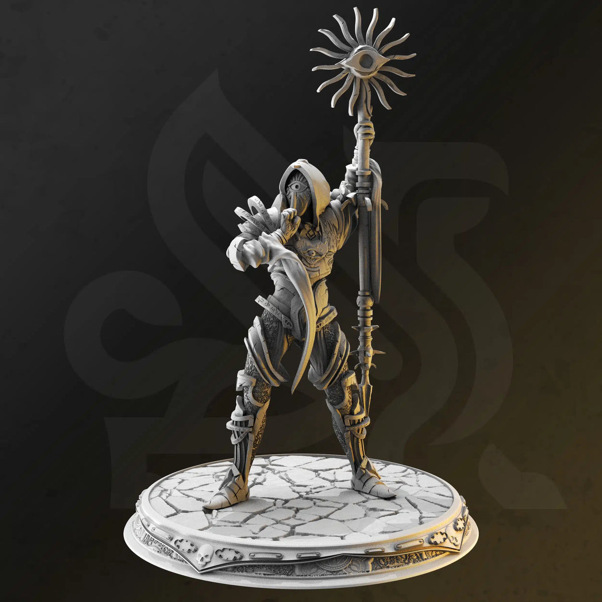 Seroca – Bearer of Secrets by DM Stash; supplied unpainted in gray resin