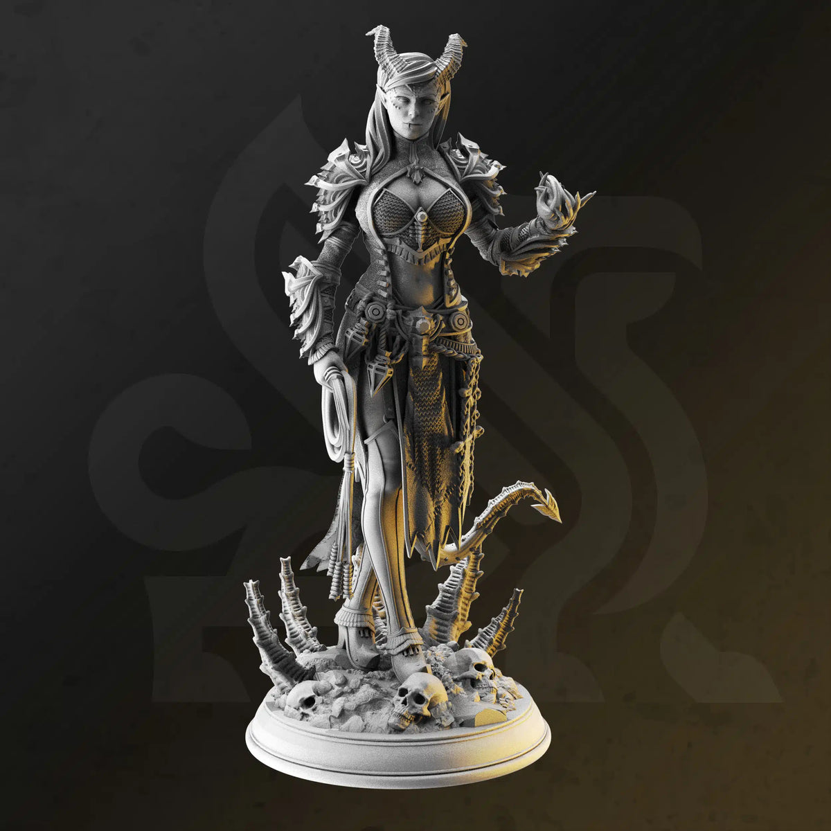 Skardi of the Third – Warlock of Decay by DM Stash; supplied unpainted in gray resin