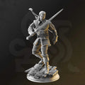 Tarick Wolfheart by DM Stash; supplied unpainted in gray resin