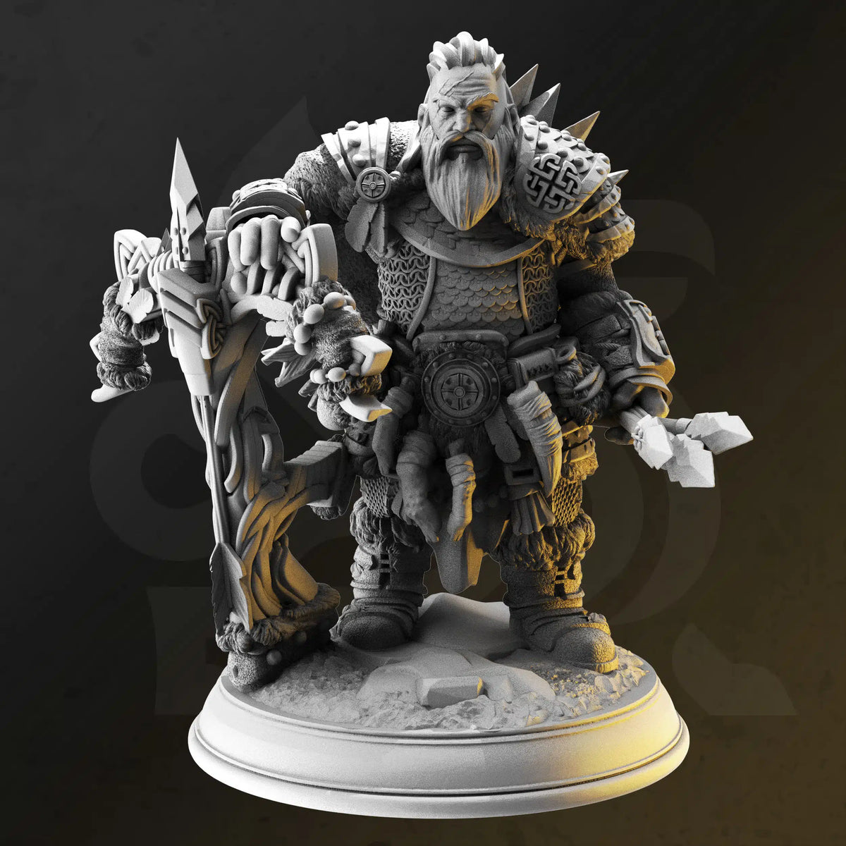 Telnam Gnik – The Big Game Hunter by DM Stash; supplied unpainted in gray resin