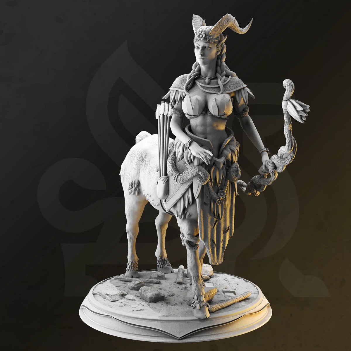 Tanagor – Sentinel of the Woods by DM Stash; supplied unpainted in gray resin