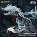 The Elder Shark - Leviathan of Quorenderi by DM Stash; supplied unpainted in gray resin