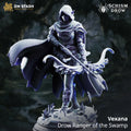 Vexana - Drow Ranger of the Swamp by DM Stash; supplied unpainted in gray resin