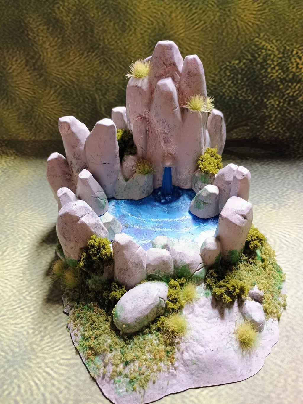 Natural Fountain with LED – Fantasy | 3D Printed Scatter | Tabletop RPG D&D | Daggerheart (UNPAINTED)