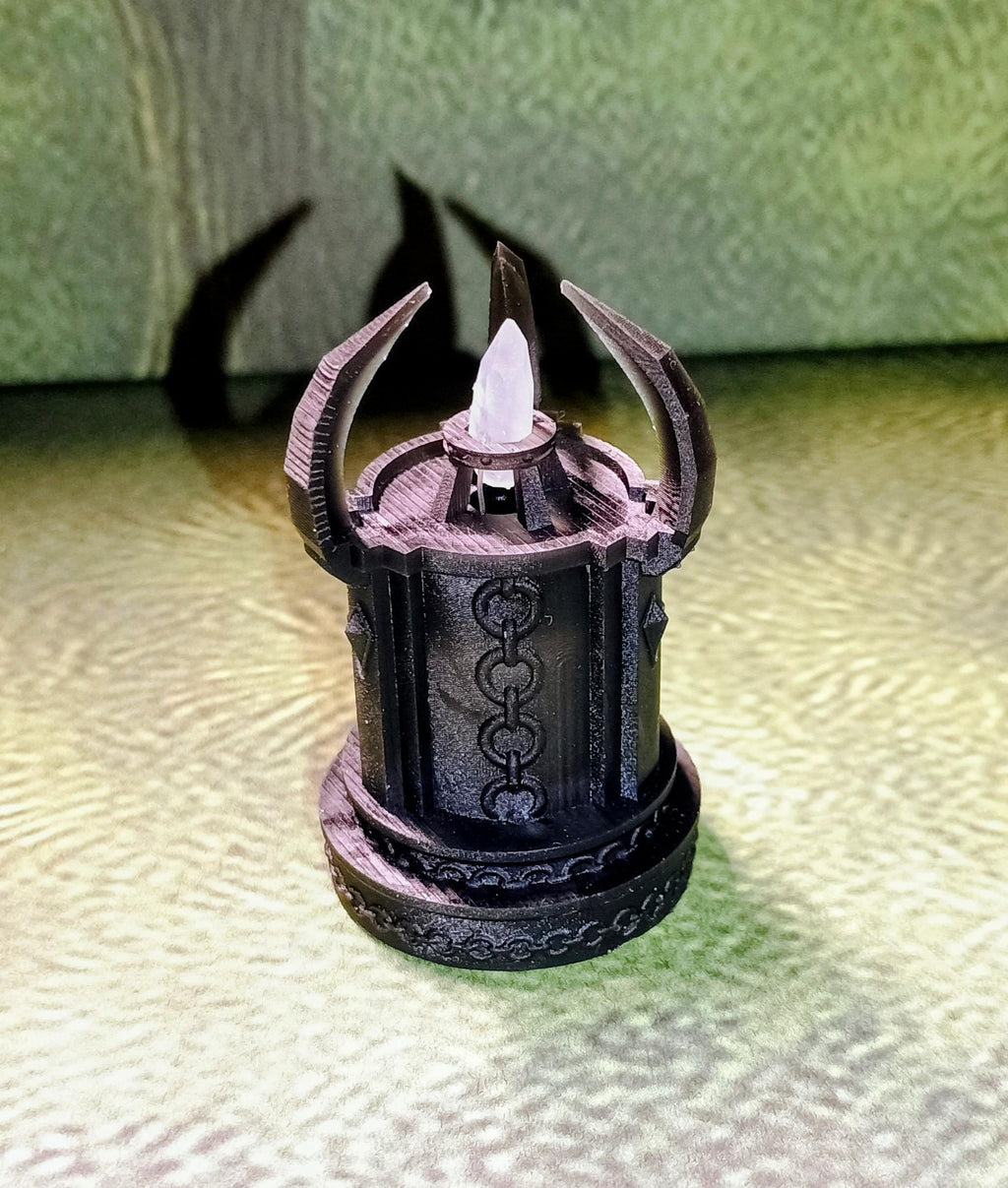 Magic Crystal LED Fantasy Terrain | 3D Printed Scatter | Tabletop RPG DnD Daggerheart (UNPAINTED)