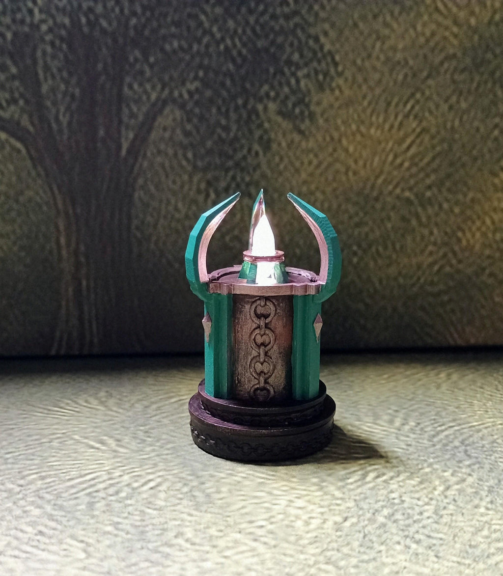 Magic Crystal LED Fantasy Terrain | 3D Printed Scatter | Tabletop RPG DnD Daggerheart (UNPAINTED)
