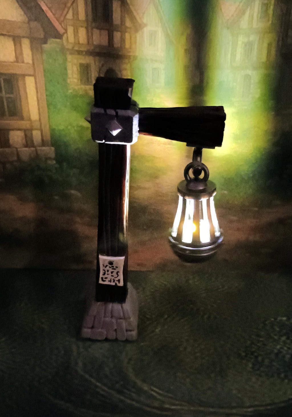 Hanging Brazier Post LED: D&D Daggerheart Terrain Prop (UNPAINTED)