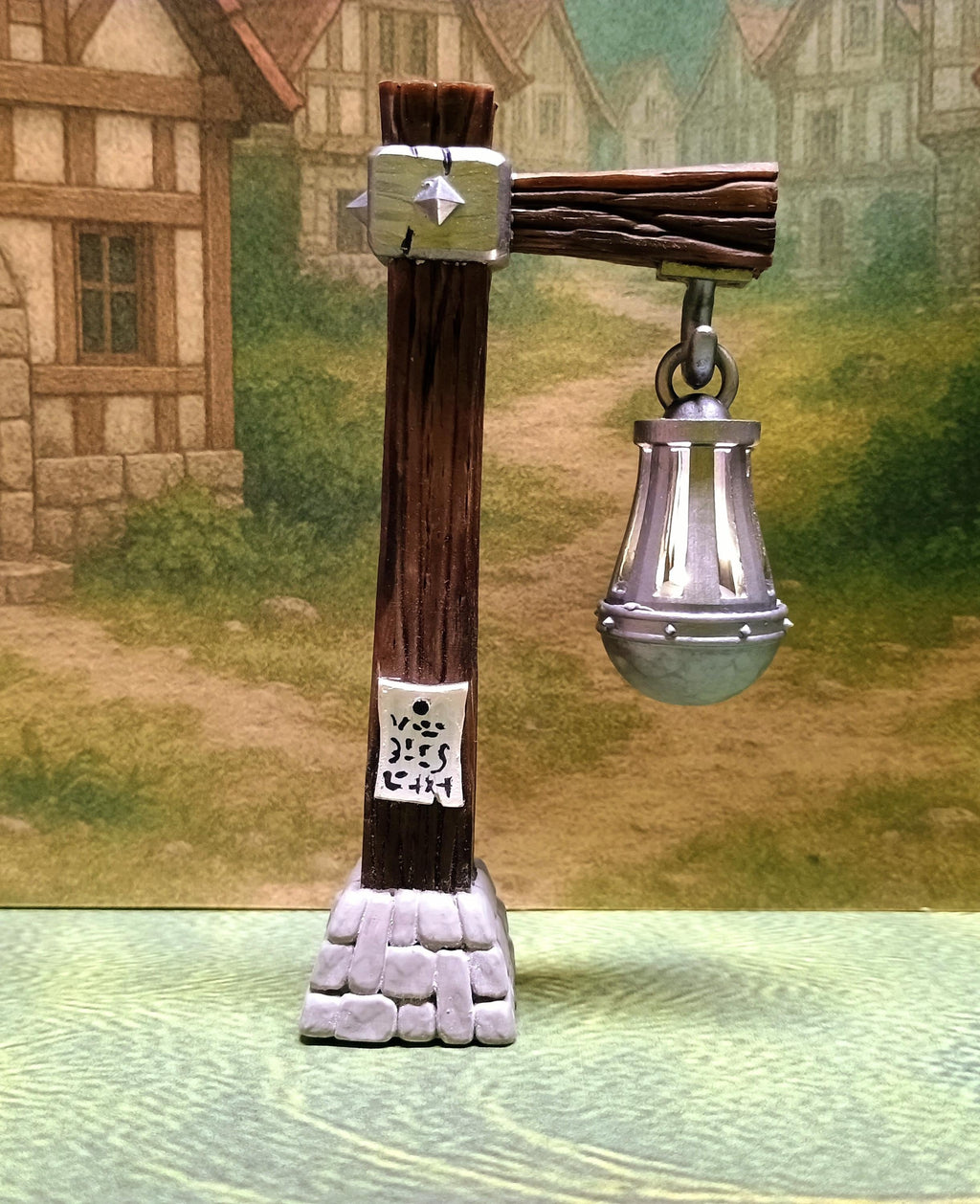 Hanging Brazier Post LED: D&D Daggerheart Terrain Prop (UNPAINTED)