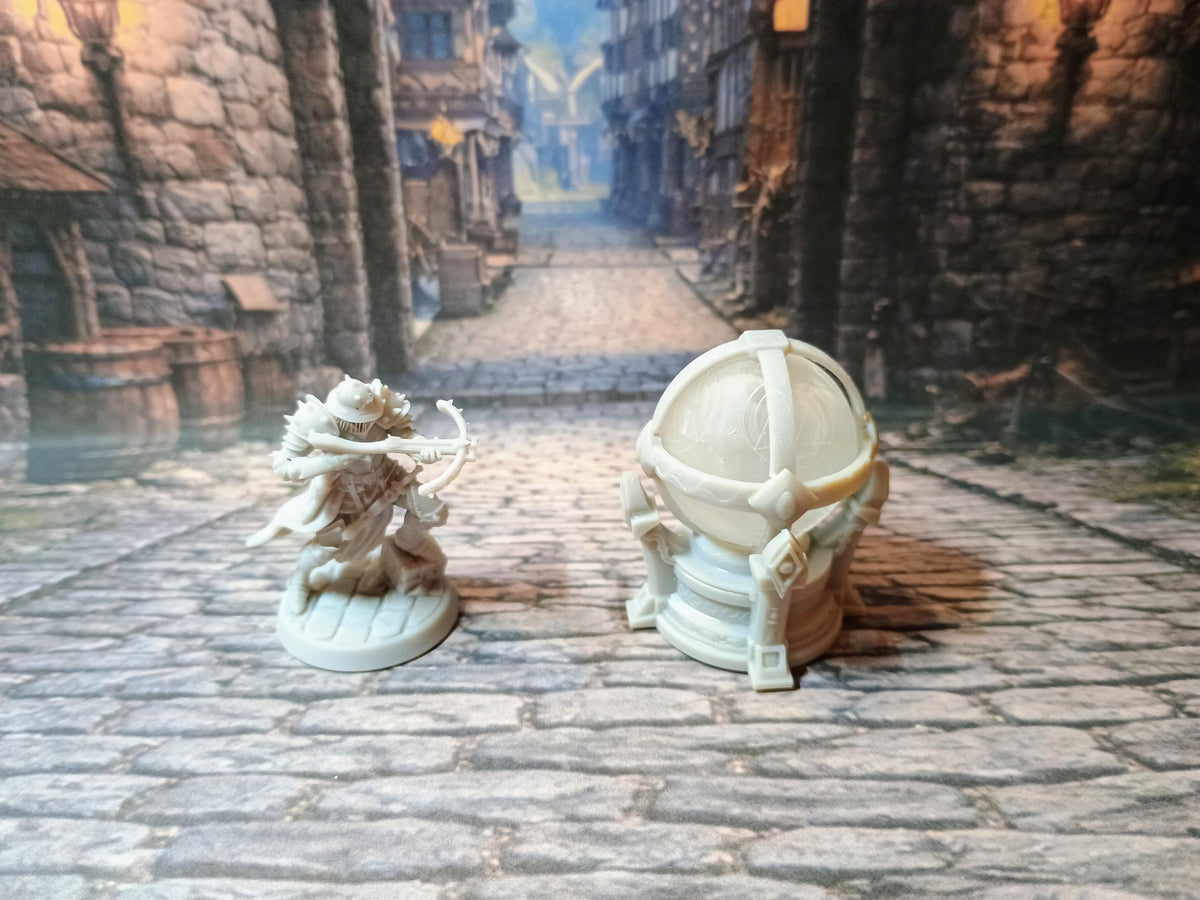 Arcane Sphere LED Fantasy Terrain | 3D Printed Scatter | Tabletop RPG DnD Daggerheart (UNPAINTED)