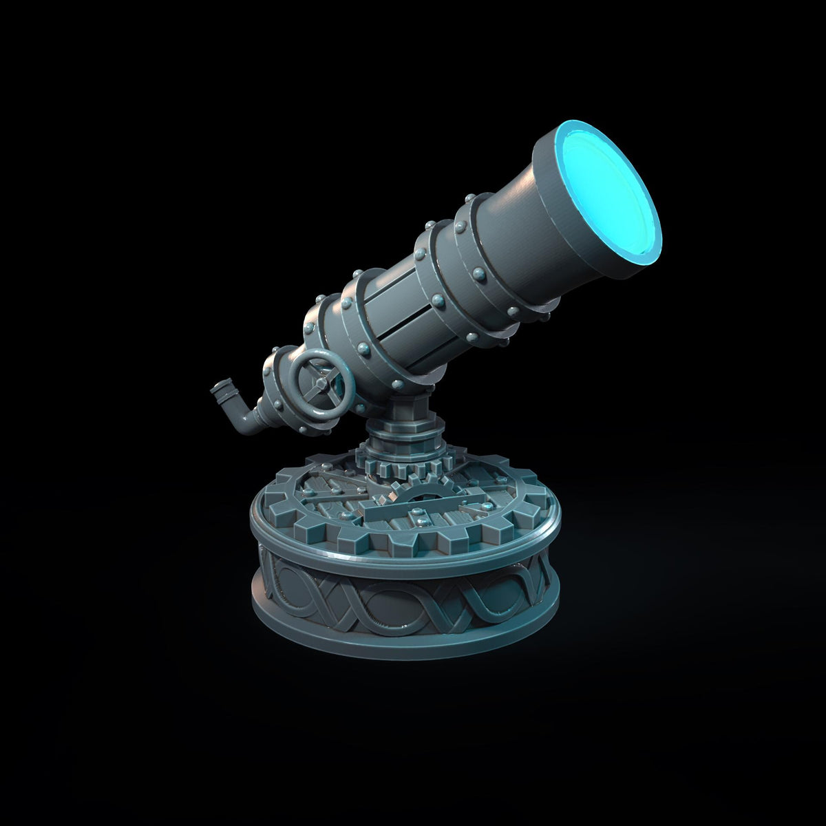 Astronomer's Telescope with LED – Fantasy | 3D Printed Scatter | Tabletop RPG D&D | Daggerheart (UNPAINTED)