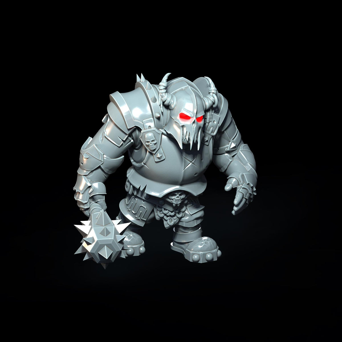 Dread Ogre LED – Fantasy | 3D Printed Scatter | Tabletop RPG D&D | Daggerheart (UNPAINTED)