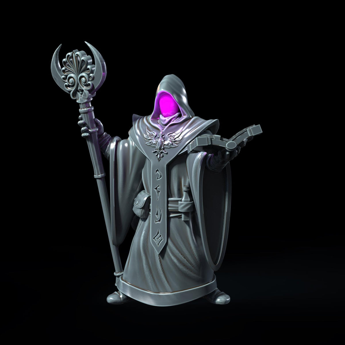 Guardian of the Void LED – Fantasy | 3D Printed Scatter | Tabletop RPG D&D | Daggerheart (UNPAINTED)