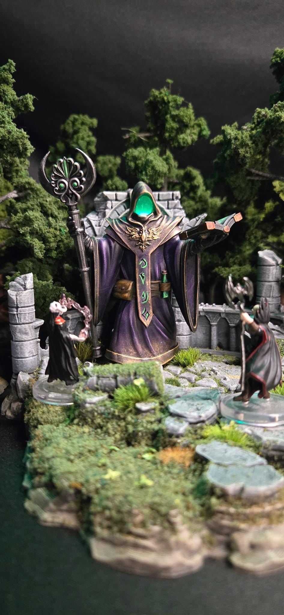 Guardian of the Void LED – Fantasy | 3D Printed Scatter | Tabletop RPG D&D | Daggerheart (UNPAINTED)