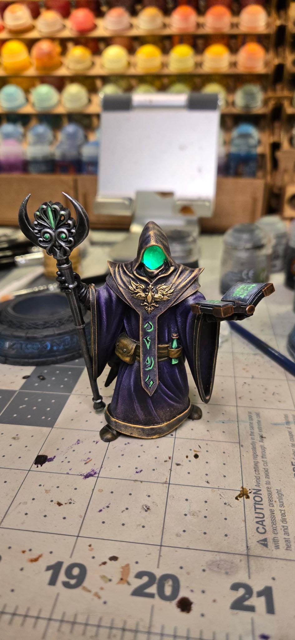 Guardian of the Void LED – Fantasy | 3D Printed Scatter | Tabletop RPG D&D | Daggerheart (UNPAINTED)