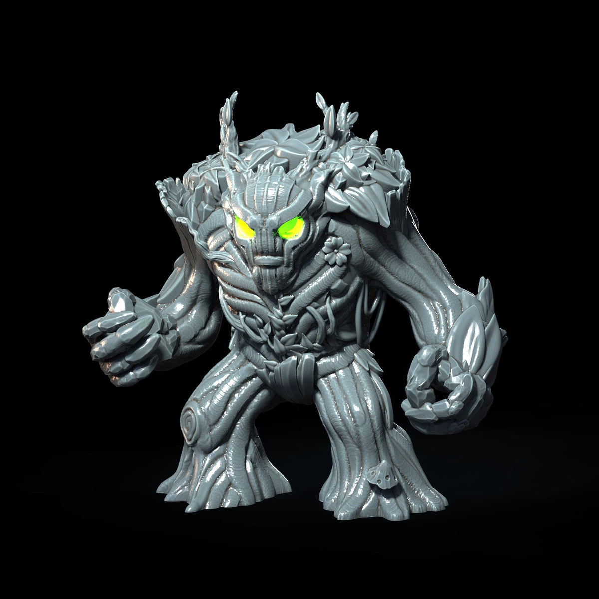 Forest Guardian LED – Fantasy | 3D Printed Scatter | Tabletop RPG D&D | Daggerheart (UNPAINTED)