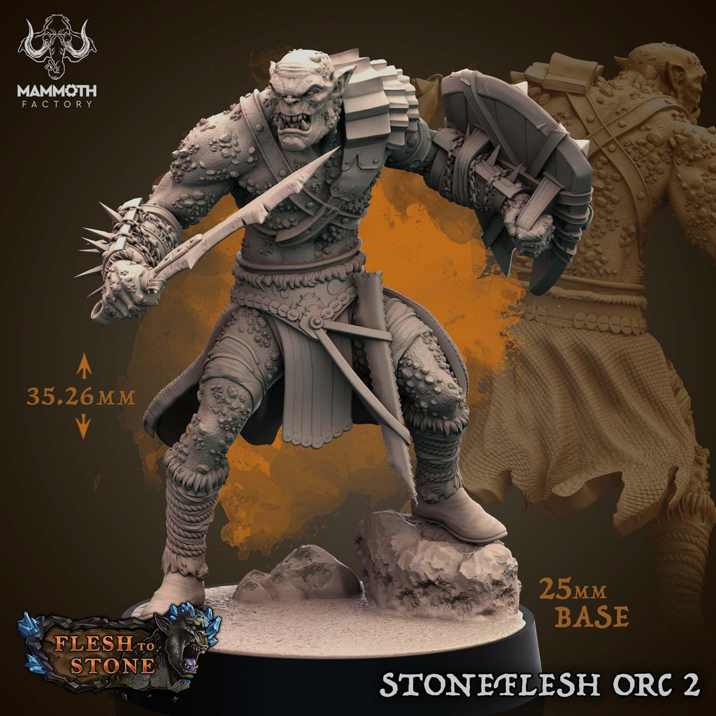 Mammoth Factory Flesh to Stone | Tabletop RPG D&D | Daggerheart (UNPAINTED)