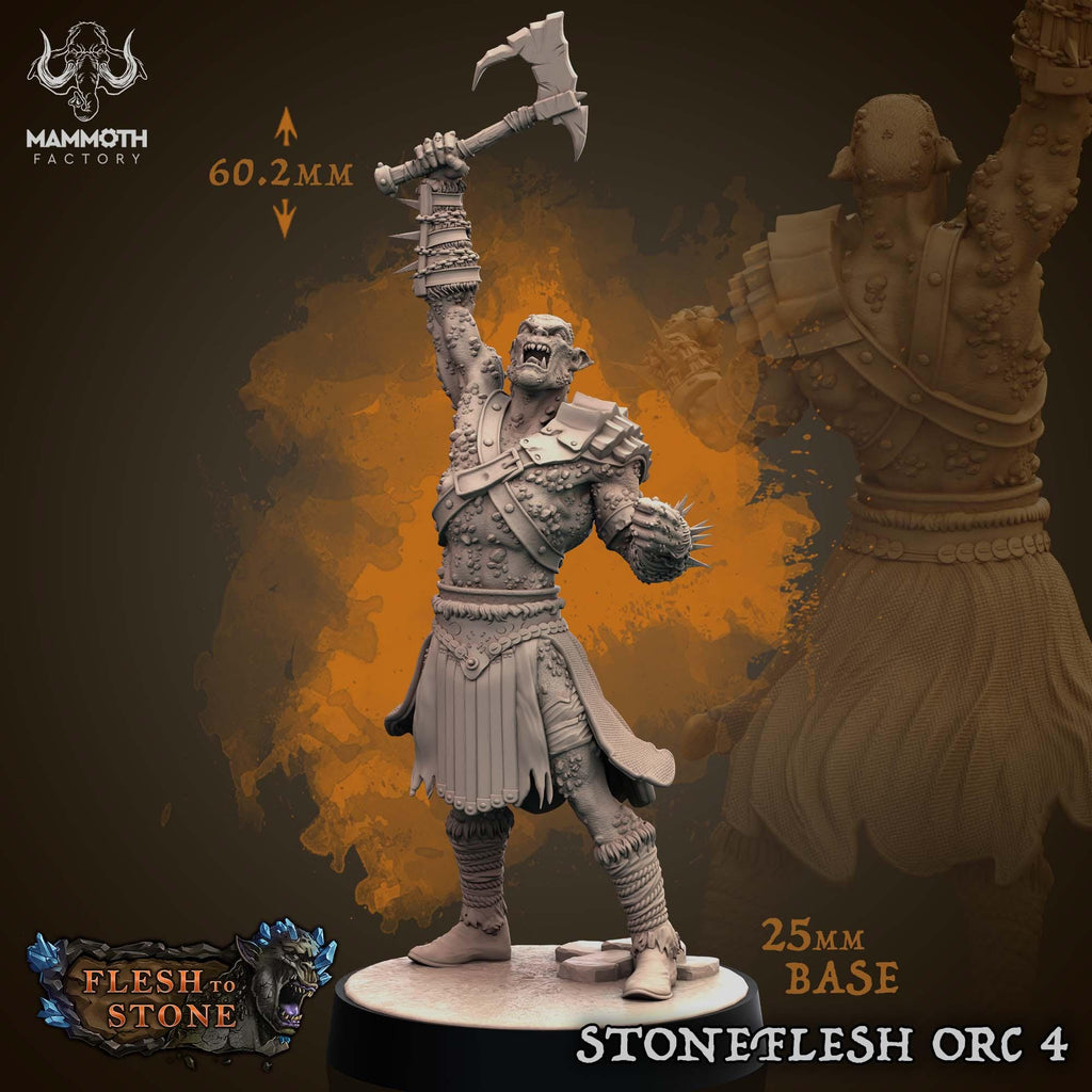 Mammoth Factory Flesh to Stone | Tabletop RPG D&D | Daggerheart (UNPAINTED)