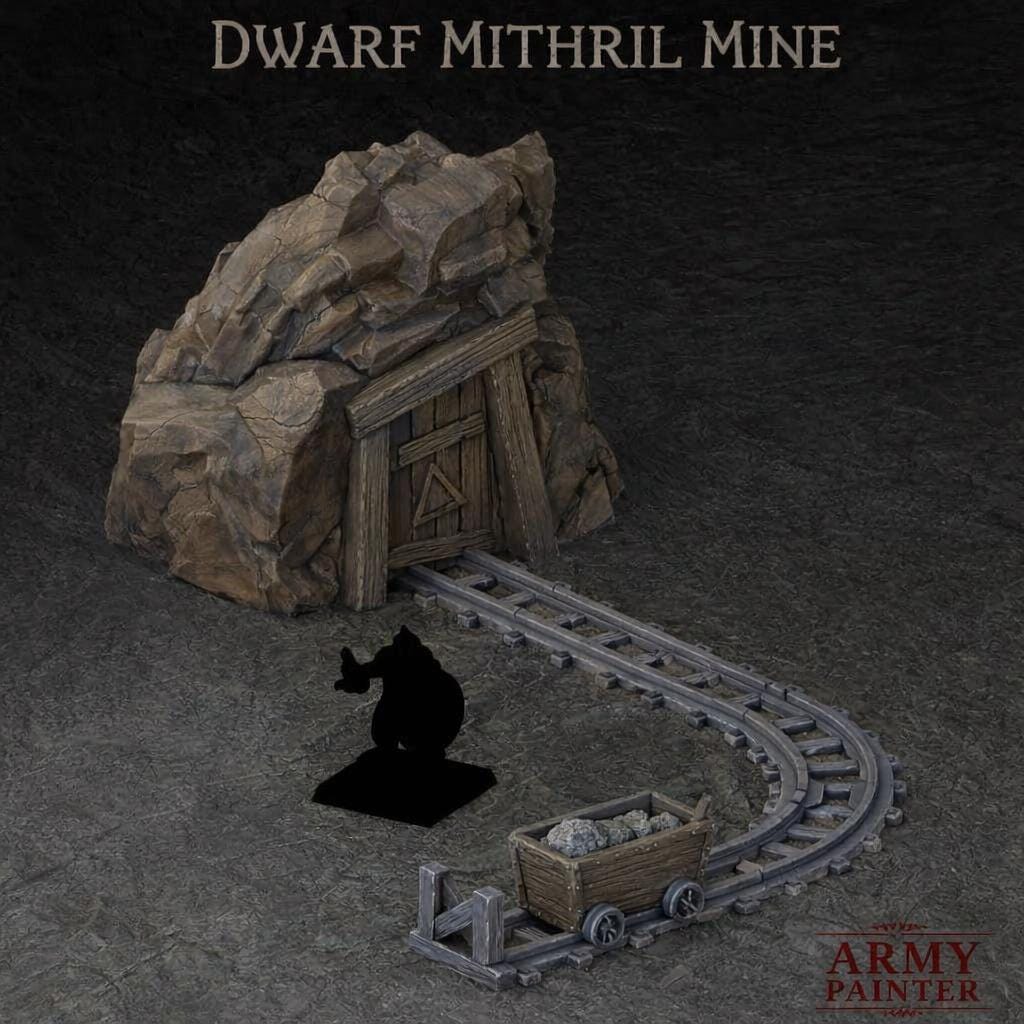 The Karak Azgara Dwarven Mithril Mine| 3D Printed Scatter | Tabletop RPG D&D | Daggerheart (UNPAINTED)