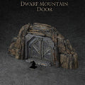 The Karak Azgara Dwarf Mountain Door | 3D Printed Scatter | Tabletop RPG D&D | Daggerheart (UNPAINTED)