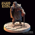 Viking King Miniature – Eysteinn the Indomitable | DnD, Daggerheart, Pathfinder RPG Mini | 32mm Tabletop Figure | Unpainted Resin