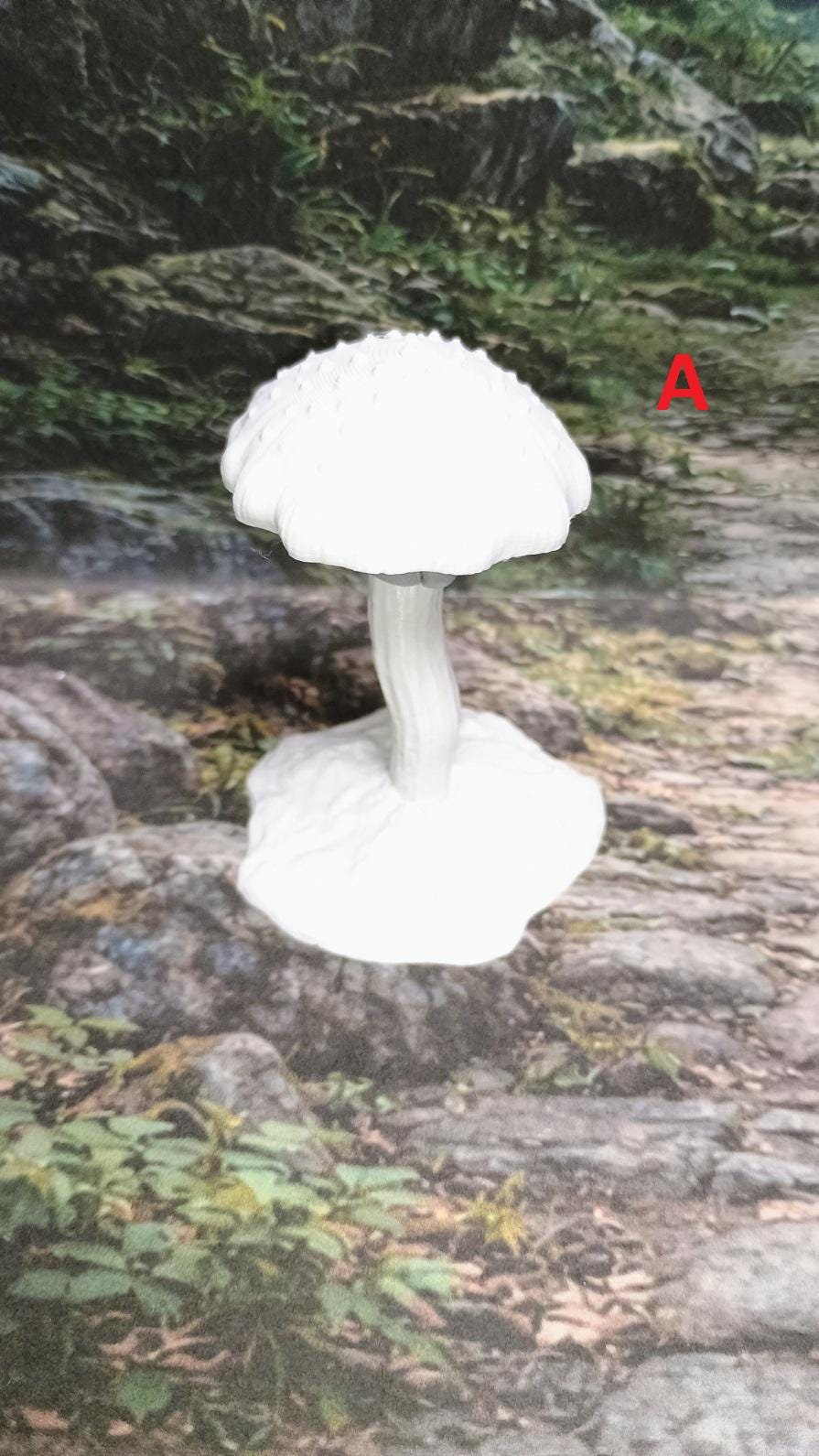 Giant Mushroom Terrain Set – LED Fantasy Scatter for D&D, RPG (Unpainted)