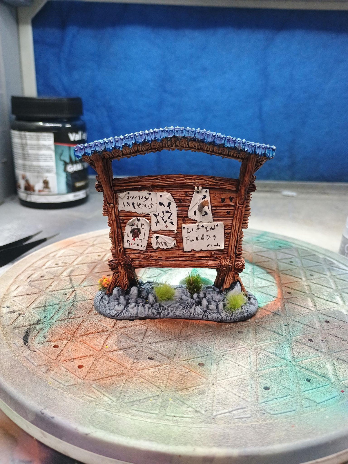 DND Quest Board Terrain | Unpainted  | Tabletop Scatter Terrain | Daggerheart | TTRPG Terrain