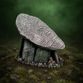Megalithic Dolmen Tombstone Terrain | DND Scatter Terrain | Tabletop RPG Scenery | Fantasy Graveyard |  Unpainted Resin Terrain