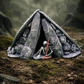 Ancient Tomb Entrance Terrain | DND Dungeon Scatter | Fantasy Ruins | Resin RPG Terrain | Tabletop Scenery | Graveyard Entrance Unpainted