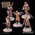 Male Villagers & Militia Miniatures | DND NPC Set | Fantasy Townfolk | Resin RPG Miniatures | DaggerHeart | Tabletop Characters
