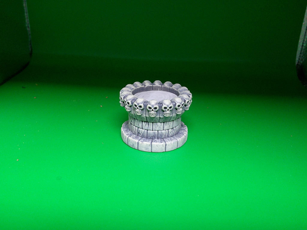 LED Scrying Pool –  D&D Terrain, Light-Up Resin Dungeon Scenery, Fat Dragon Games, Pathfinder TTRPG Accessory (Unpainted)