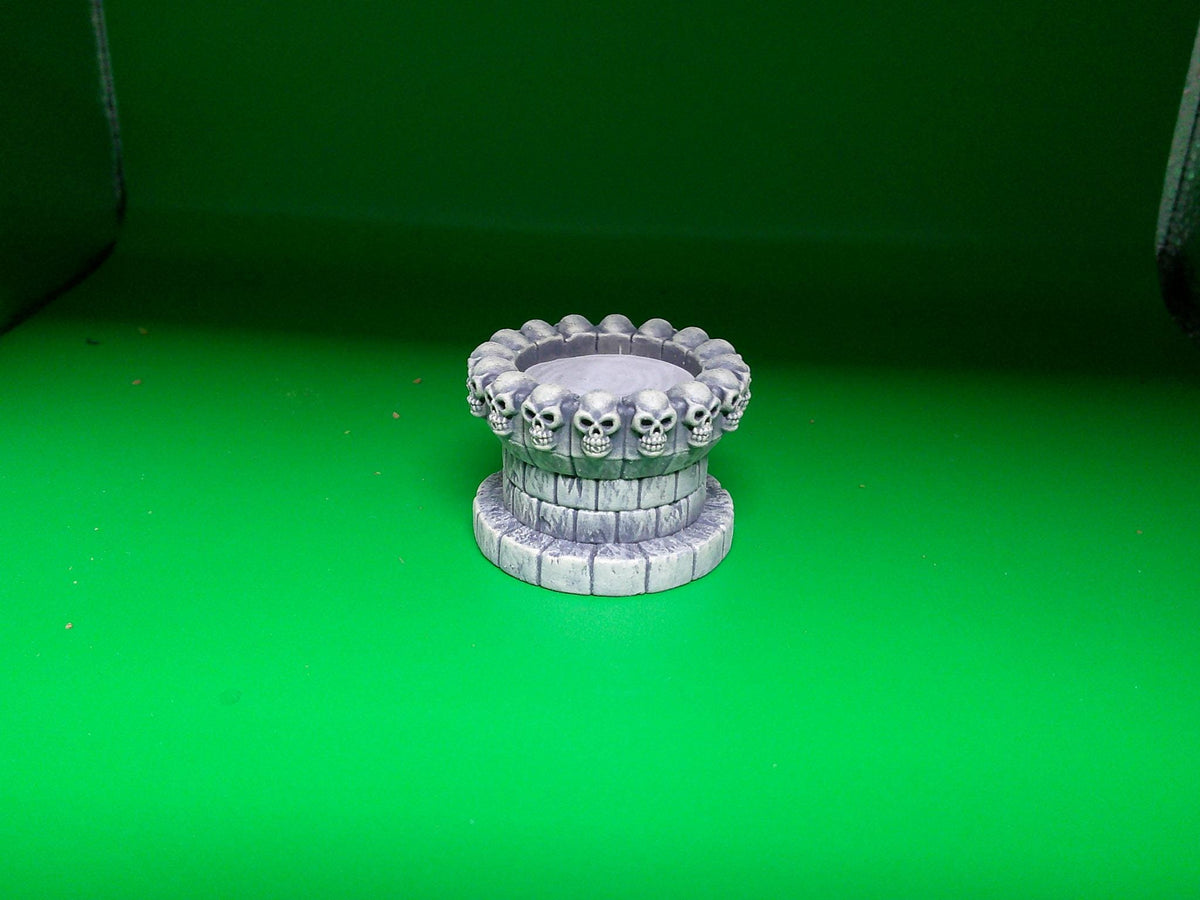 LED Scrying Pool –  D&D Terrain, Light-Up Resin Dungeon Scenery, Fat Dragon Games, Pathfinder TTRPG Accessory (Unpainted)